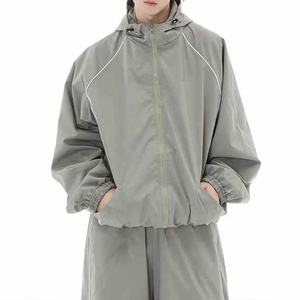 ชุดวอร์มผ้าไนลอนกันลมสำหรับผู้ชายชุดวอร์มสำหรับฤดูหนาว - Product Image 1