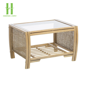 Mesa de Centro de Ratán Tejida Moderna para Sala de Estar, Hecha a Mano, Ecológica, Duradera, Fácil de Limpiar, Venta al por Mayor, Hecha en Vietnam - Product Image 3