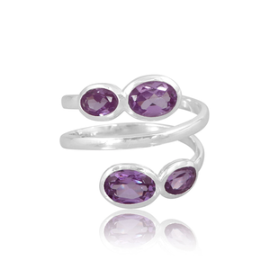 Anillo de piedras preciosas de Alejandrita Natural de plata de ley de gran venta, joyería para mujer, regalo para su colección Vintage - Product Image 3