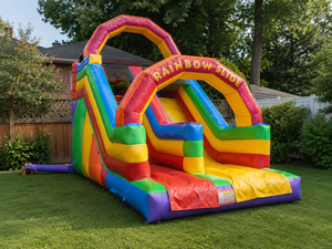 Parque Infantil Inflable Profesional de 5x5x4 m – Castillo Inflable de PVC con Tobogán – Uso Profesional en Interiores/Exteriores – Cumple con las Normas de la UE - Product Image 1