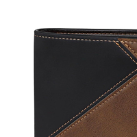 Harga Murah dompet kulit pria desain terbaik pabrik grosir dompet kulit Slim Fit ramping terlaris