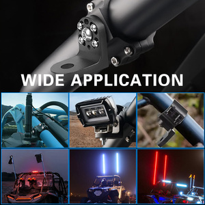 Soporte Impermeable para Antena de Bandera LED de 1.75 - 2 Pulgadas para Polaris RZR Can-Am ATV UTV - Product Image 6