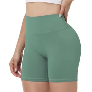 Short de yoga sans couture pour femme, tissu respirant extensible dans les 4 sens, séchage rapide, ajustement confortable, idéal pour la course, le fitness et l'entraînement. - Product Image 1