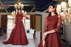 Conjunto de Vestido Anarkali Tradicional con Bordado de Red Pesada, Atuendo Étnico Cómodo para Eventos, Cadena de Suministro Global Asequible - Product Image 4