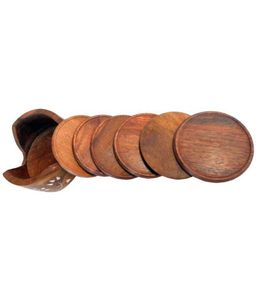NEW FANTASTIC WOOD COASTER IN NEW LOOK COASTER IN NEW STYLE IN HANDMADE COASTER <b>FOR</b> TABLEWARE - Product Image 4