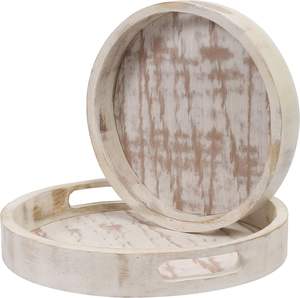 Assiettes de présentation en bois Collection Grain de Bois Naturel - Product Image 3