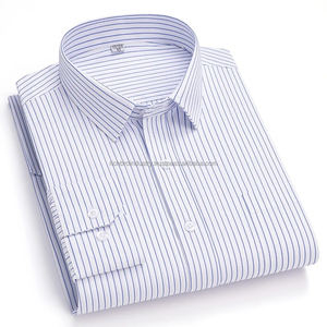 Camisa de Vestir Formal de Manga Larga para Hombre, Nueva Colección 2026, Poliéster/Algodón Oxford, Estilo Casual de Negocios, Color Sólido, Secado Rápido, Transpirable, Otoño - Product Image 6
