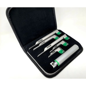 ชุดเครื่องมือส่องกล่องเสียง Endo Tech ETI-M-092 แบบใช้ซ้ำได้ ทำจากสแตนเลสสตีล 6 ชิ้น พร้อมไฟไฟเบอร์ออปติก LED มุมมอง 90 องศา ได้รับการรับรองมาตรฐาน CE - Product Image 2