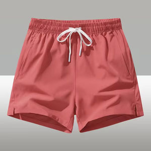 กางเกงขาสั้นลำลองของผู้ชายปรับแต่งได้สำหรับผู้ชายกางเกงขาสั้นแบบลำลองสำหรับ100% ผ้าฝ้ายเทอร์รี่ผ้าฟลีซปักลายกำมะหยี่กางเกงขาสั้นปรับแต่งได้สำหรับผู้ชาย - Product Image 1