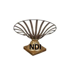 Nouvelle corbeille à fruits de stockage en métal de conception moderne finition personnalisée centre de Table à manger pour l'utilisation de panier de stockage de légumes - Product Image 1