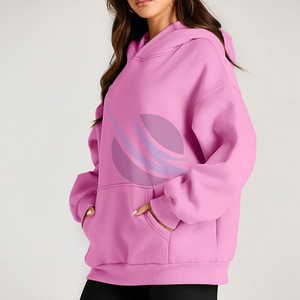 เสื้อฮู้ดแฟชั่นใหม่ ราคาถูก ขายดี สำหรับผู้หญิง ไซส์ใหญ่ ทรงโอเวอร์ไซส์ ผ้าฟลีซคอตตอน 100% ระบายอากาศดี สไตล์สตรีทแวร์ ปี 2025 - Product Image 5