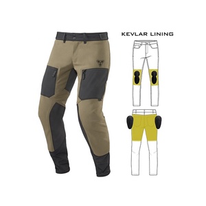 Pantalones protectores para motociclistas fabricados para uso en carretera con tela textil y armadura de nivel 1 CE. - Product Image 1