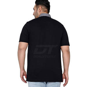 Nouveaux polos pour hommes de taille plus bas quantité minimale de commande des polos de taille personnalisée à prix bon marché - Product Image 4