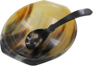 Cuillère en corne naturelle polie miroir, écologique, avec long manche et design de prise en main confortable à bas prix M/S SHAAD HANDICRAFTS - Product Image 5