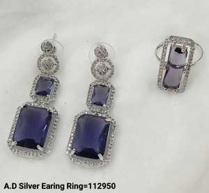 BOUCLES D'OREILLES DE STYLE CLASSIQUE ET À LA MODE EN DIAMANT AMÉRICAIN POUR LES CADEAUX D'ANNIVERSAIRE ET DE NOËL BOUCLES D'OREILLES BIJOUX DE LUXE - Product Image 3