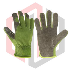 Gants de sécurité en cuir de vache pour le jardinage, la mécanique, la construction, les conducteurs, respirants, antidérapants, fonction écran tactile, antistatiques, 11 oz - Product Image 1