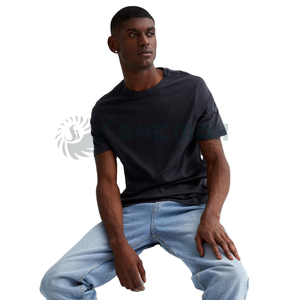 เสื้อยืดผู้ชายทรงคลาสสิกเข้ารูปเสื้อยืดแขนสั้นผ้าฝ้ายน้ำหนักเบาเหมาะสำหรับชุดฤดูร้อนสไตล์สตรีทใส่ทำงานหรือเดินทาง - Product Image 6