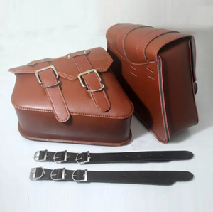 กระเป๋าหนังสำหรับมอเตอร์ไซด์ทรงอานรถมอเตอร์ไซด์ขนาดใหญ่กระเป๋าหนังทำโลโก้ได้ตามต้องการ - Product Image 1