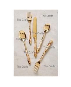 Ensemble de couverts en métal avec poignée de créateur ensemble de couverts de vaisselle de taille et de forme personnalisées pour la vaisselle de restaurant - Product Image 4