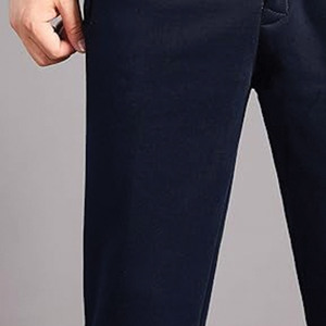 Pantalones de chándal de pierna recta de Color negro, tamaño ajustable, estilo más nuevo, ropa para exteriores, pantalones de chándal transpirables de algodón y poliéster para hombres - Product Image 6