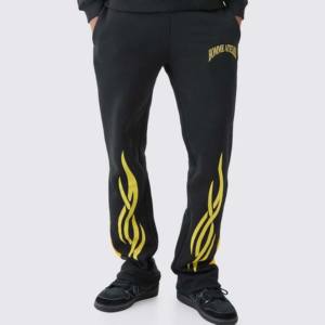 Combinaison de sports d'hiver pour garçons Pantalon personnalisé pour hommes Ensemble de 2 pièces Survêtements de fitness élastiques Vente en gros Dessin d'été Sports personnalisés - Product Image 3
