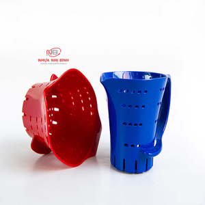 OEM/ODM fabricant de grande taille coloré PP plastique passoire Scoop pour graines ménage cuisine filtre - Product Image 3