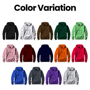 เสื้อฮู้ดดี้สกรีนโลโก้ เสื้อผ้าผู้ชาย ผ้าฝ้ายอีโค ระบายอากาศดี รับผลิตแบบ OEM ขายส่ง - Product Image 5