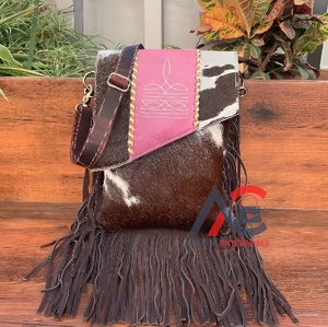 Offre Spéciale cheveux sur cacher fourrure cuir Style occidental botte Stich sac à franges sac à main sac à bandoulière bohème femmes multi-usages sac à main - Product Image 1