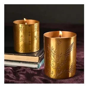 Tarro de vela de hierro de último diseño, uso votivo para la decoración del hogar y del hotel con precios de venta calientes hechos a mano - Product Image 4