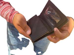 Carteras de cuero hechas a mano duraderas, venta al por mayor, accesorios protegidos con RFID con un diseño occidental - Product Image 2