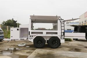 Rimorchio Tandem Leggero Pieghevole 4x4 Mini ad Alta Capacità con Supporto OEM/ODM e Vano Portaoggetti Posteriore per Campeggio in Foresta - Product Image 2