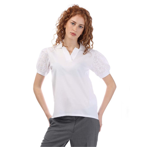Camisa de Oficina de Tela Suave para Mujer, Blusa Informal de Verano a la Moda, Camisa de Oficina Lisa y Cómoda para Mujer - Product Image 2