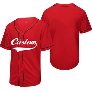 2025 nouveau Design Original boutonné broderie Logo nom rayure Baseball uniforme chemise sublimé imprimé hommes Baseball maillot - Product Image 4