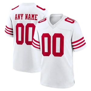 Camiseta informal de manga corta con cuello en V de los San Francisco 49ers de la NFL 2023 para hombre y mujer, ropa de rugby - Product Image 3