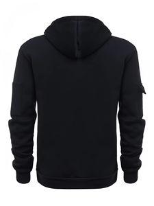 Zipper Hoodies Autumn Winter Men's Leisure Sports Multi Zip Arm Pocket Hoodie <b>Jumper</b> Hoodies Fast Shipping OEM ODM Process Impex - Product Image 3