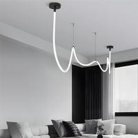 Lumière suspendue LED néon 3000K 4000K 6000K rouge vert bleu 5 mètres/10 mètres, flexible à 360 degrés, flux lumineux 100Lm/W, garantie 5 ans