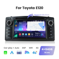 MEKEDE 8-core video mobil sistem Android, HP mendukung kontrol setir untuk Toyota-E120-9109