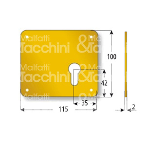 Insert de clé MOTTURA pour modèle à trou 325008 - Product Image 1