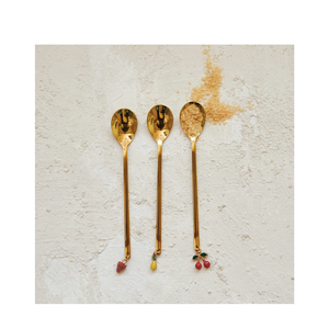 Ensemble de couverts en laiton en acier inoxydable café et thé en métal pour ustensiles de cuisine et restaurants produit Offre Spéciale poli fait main - Product Image 5