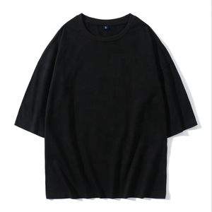 เสื้อยืดเปล่าคุณภาพสูงขายส่ง พิมพ์โลโก้ตามสั่ง เสื้อยืดผ้าฝ้าย 100% สำหรับทุกเพศ เสื้อยืดผู้ชายไซส์ใหญ่ - Product Image 6