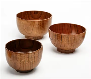 ชามสลัดไม้กระถินเทศคลาสสิก ทนทาน พร้อมช้อน สำหรับงานแต่งงาน โดย Crescent Crafts - Product Image 2