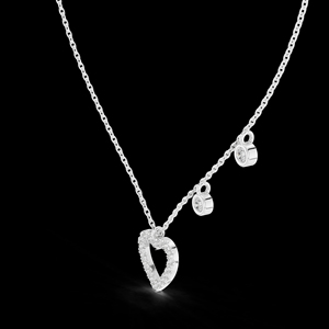 Coeur rêves 14K cadeau personnalisé pour elle, bijoux de demoiselle d'honneur, collier de tous les jours minimaliste en diamant cultivé en laboratoire, bijoux pour femmes - Product Image 4