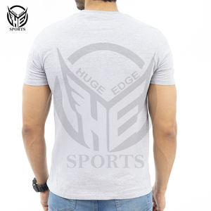 Nuevo diseño camiseta Unisex impresión personalizada Logo O cuello con alta calidad 100% algodón camiseta para hombres - Product Image 2