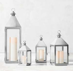 Lanterne décorative en acier inoxydable, design de luxe pour mariage, maison, hôtel, Restaurant, bureau, haute qualité, fabriquée en inde - Product Image 4