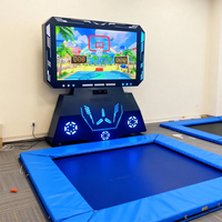 Simulateur de jeu interactif de saut en mouvement pour les aires de jeux pour enfants, les centres de divertissement familial et les parcs d'attractions