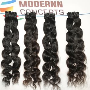 100% cuticule alignée vierge aucun traitement chimique faisceaux naturels crépus bodywave noir temple indien cheveux humains vagues boucles - Product Image 4