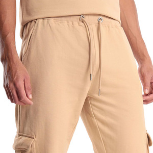 Camiseta transpirable de algodón 100% para hombre de color tostado hecha a medida con pantalones informales conjunto a la venta de SPORTAR Int - Product Image 3