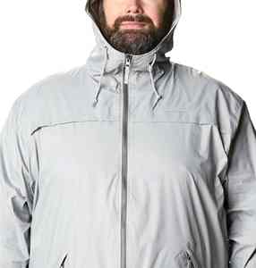 แจ็คเก็ตกันลมมีฮู้ดสำหรับทุกเพศ, แจ็คเก็ตกันลมมีซิปมาตรฐานความหนามาตรฐานกันลมกันน้ำ - Product Image 2