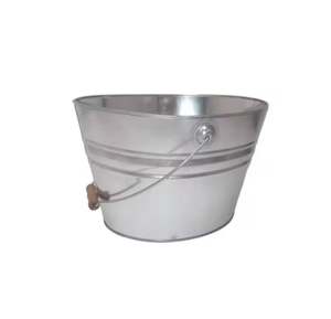 Jardinières galvanisées faites à la main Conteneur d'herbes pour la décoration de jardin à la maison Jardinières suspendues à un prix abordable - Product Image 2