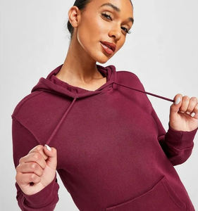 Sudadera de verano para mujer, traje de otoño e invierno, color sólido, moda informal, deportes, sudadera de lana, traje, sudaderas con capucha, Jersey - Product Image 4